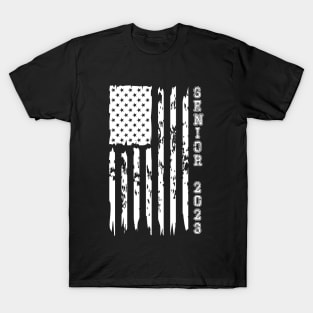 Senior Class of 2023 vintage flag USA T-Shirt